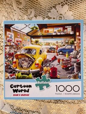 Buffalo 1000 Piece Jigsaw Puzzle Cartoon World Sam's Garage